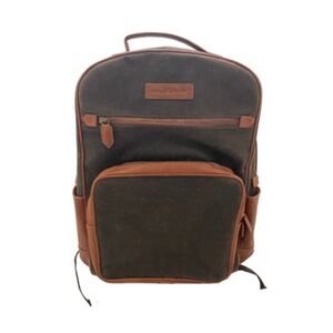 Johnston & Murphy Unisex Rhodes Backpack in Tan Full Grain Leather